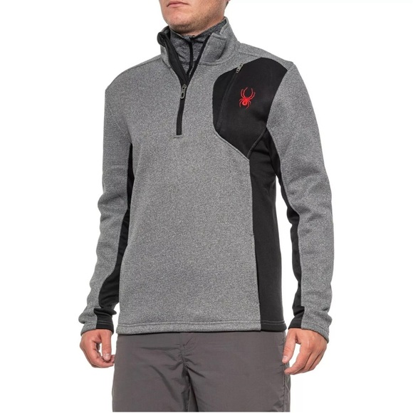 Spyder Other - EUC Men’s Spyder Raider Bandit 1/2 Zip Ski Fleece Sweater Jacket Size XL